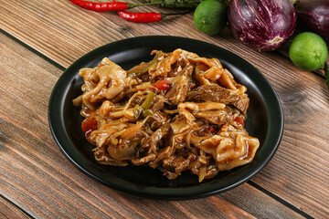 Tibetian cuisine - thenthuk with beef