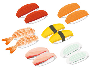 寿司セット6種類