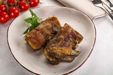 Roasted Lamb ribs with spices