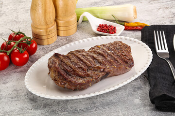 Rib eye steak grilled beef