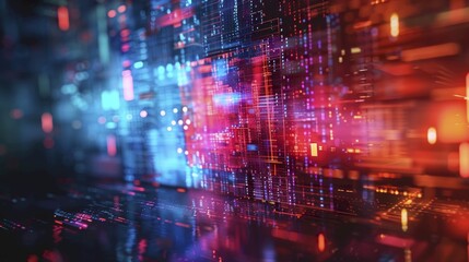 Abstract art depicting a file icon with a bold delete mark