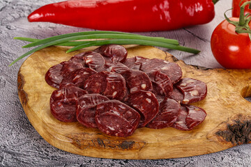 Wild Bear meat homemade sausages