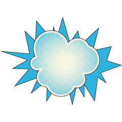 Comic Cloud Explosion