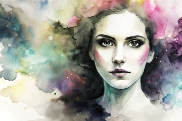 abstract-watercolor-background-vintage-woman.