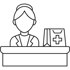 Pharmacy Counter Icon