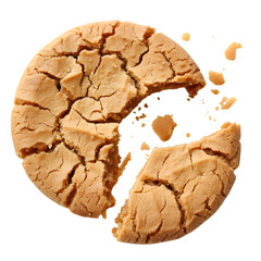 Naklejka premium cookies on transparent png background