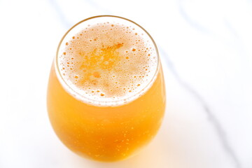 よく冷えたビールのグラス
