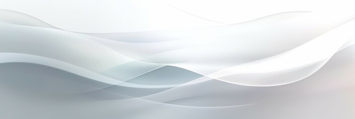 abstract White wave business background, banner