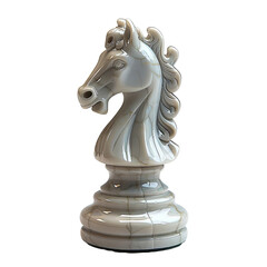 A Single Chess Piece isolated on transparent background.