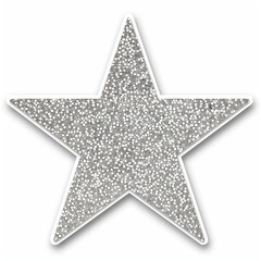 Obraz premium White Glittering Star 