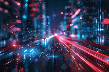 Obraz premium High speed connection