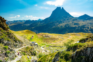 Pic du Midi d'Ossau, Pyrenees mountains, France	