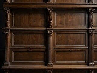 Fototapeta premium court cupboard with white background