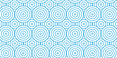 Overlapping Pattern Minimal diamond geometric waves spiral and abstract circle wave line. blue color seamless tile stripe geometric create retro square line backdrop pattern background.
