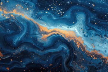 Obraz premium abstract marbled ink liquid fluid watercolor painting texture background wallpaper design images