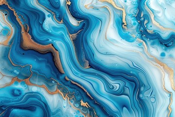 Fototapeta premium abstract marbled ink liquid fluid watercolor painting texture background wallpaper design images