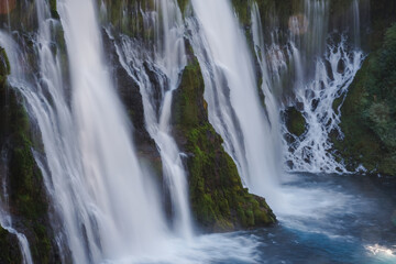 Waterfall in the mountains, Lassen National Forest