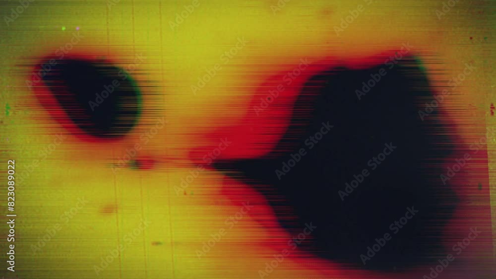 Poster fluid shapes explosion and distortion effects animation background