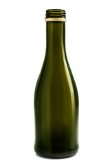 Green bottle isolated