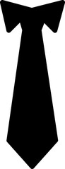 The tie icon. Necktie and neckcloth symbol. Flat icon