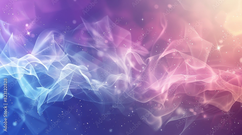 Aufkleber the background is an abstract modern pattern with a colorful smoke effect....