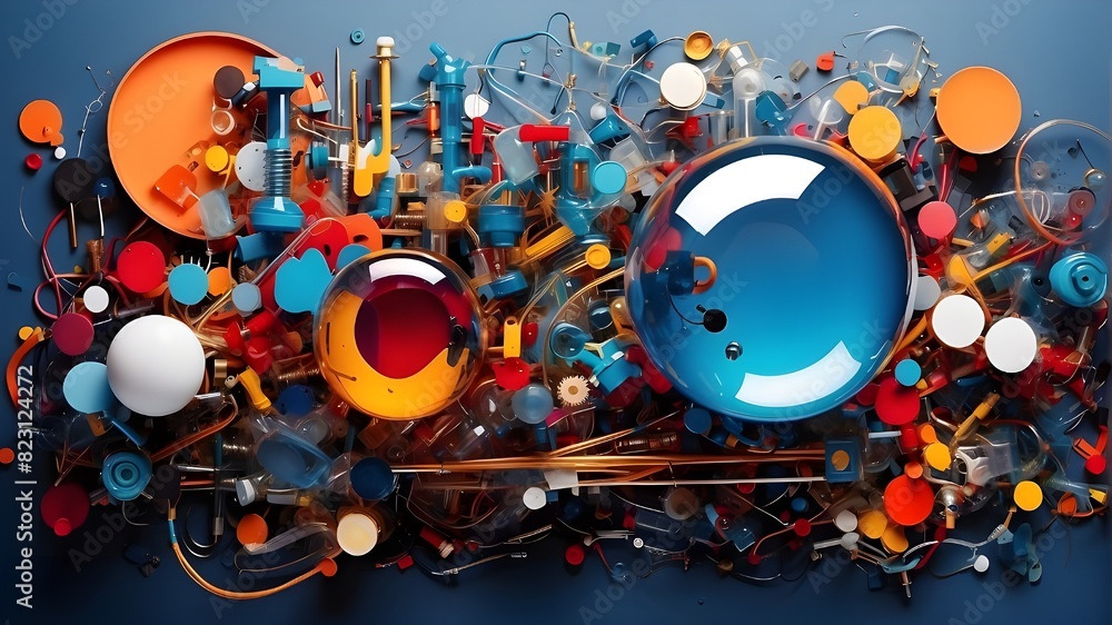 Poster overview of science and technology in abstract
