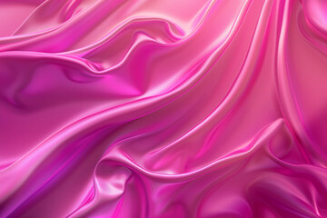 Obraz premium Fuchsia Silk Fabric Background
