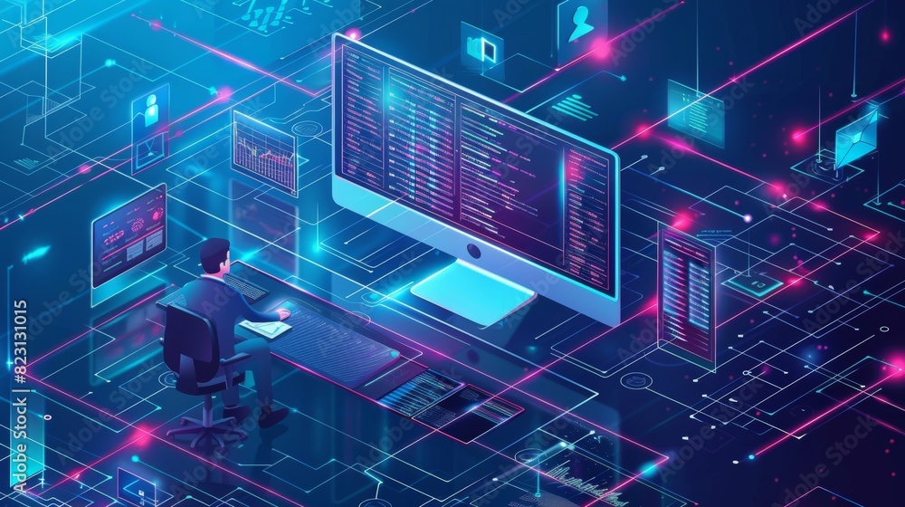 Poster the system administrator assists customers and employees by assisting them with software installatio