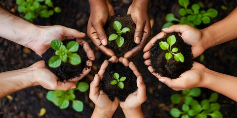 Hands Supporting Community Initiative for Sustainable Business Practices