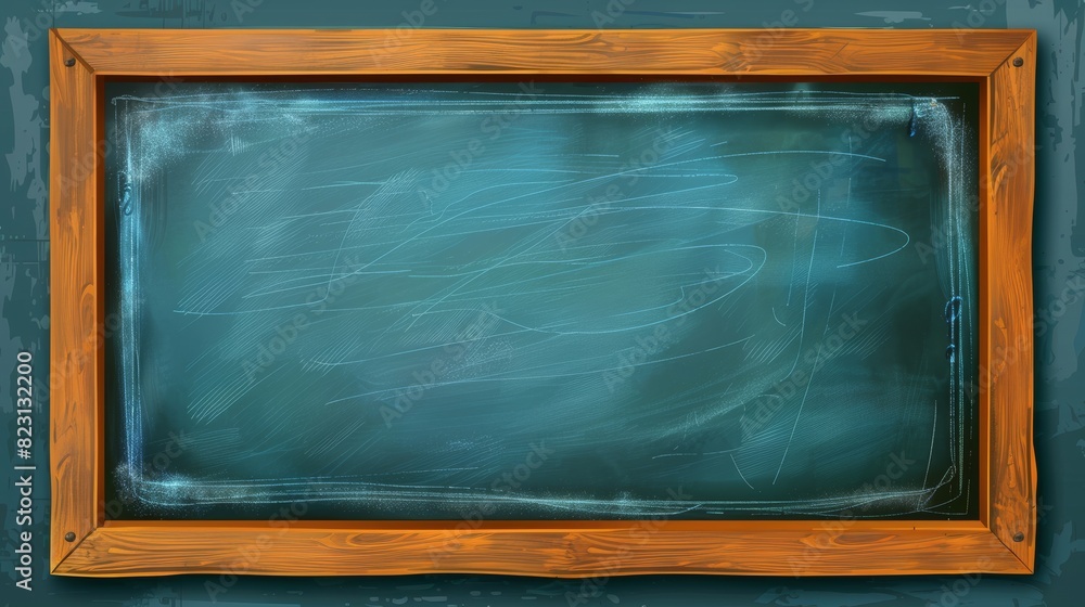 Poster isolated board texture for menu with wooden frame on transparent background. isolated grunge surface