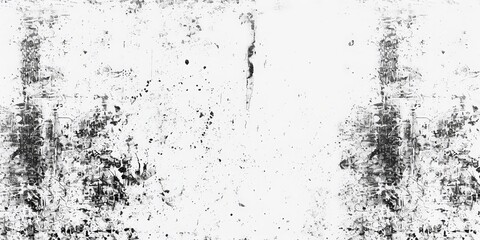 Black and white grunge texture background, rough grainy distressed smudged effect. banner