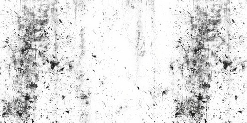Fototapeta premium Black and white grunge texture background, rough grainy distressed smudged effect. banner