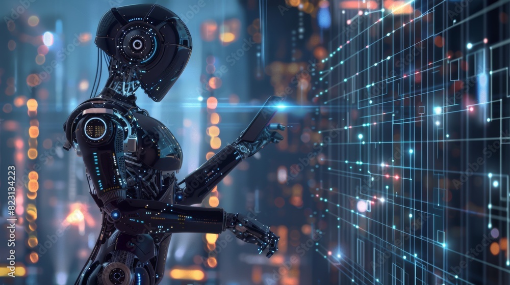 Poster using artificial intelligence in phones to assist with communications with smart city infrastructure