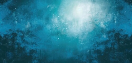 Fototapeta premium Mystical Blue Texture with Light Burst Effect