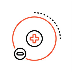 Hydrogen Icon editable stock vector icon