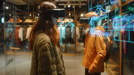Obraz premium Augmented Reality Shopping: Revolutionizing Retail Experiences