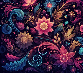 Seamless Floral Background