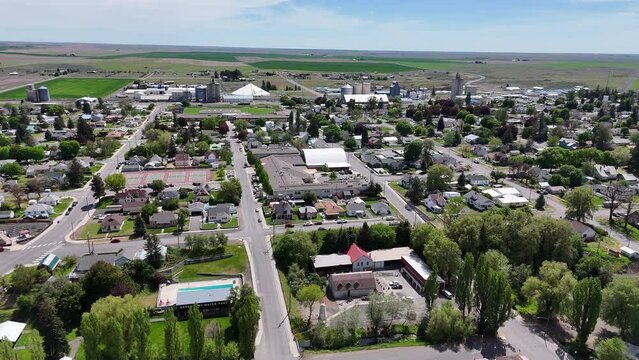 davinport washington aerial view summer