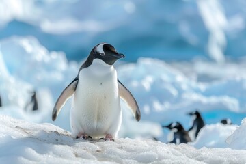 Obraz premium The Emperor Penguins of Antarctica