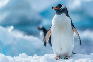 Fototapeta premium The Emperor Penguins of Antarctica