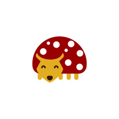 cute vector animal element set