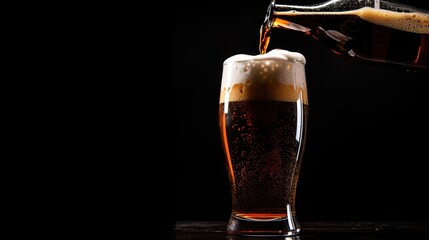 Beer festival glasses filled with cool, delicious beer illustrations.AI generated.