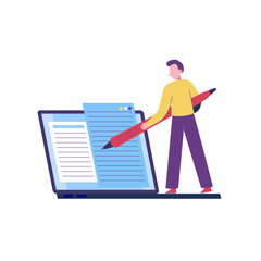 Write Online Illustration