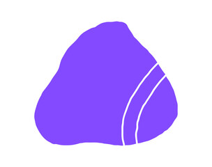 Hand drawn pencil organic shapes with doodle strokes and outlines, squiggles and scribbles. fluid, flowing, irregular elements in trendy colors.