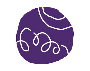 Hand drawn pencil organic shapes with doodle strokes and outlines, squiggles and scribbles. fluid, flowing, irregular elements in trendy colors.