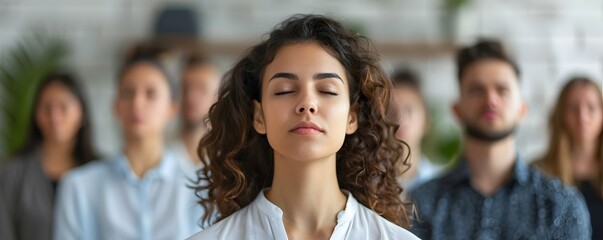 Colleagues in Corporate Mindfulness Training Workshop Cultivating Effective Communication and Teamwork