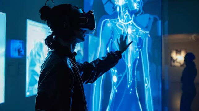 A mindbending virtual reality museum heist game takes place in a modern art exhibit where players must solve abstract puzzles and decode cryptic clues to steal a valuable sculpture.