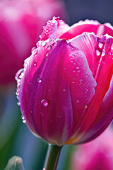 Macro Image of a Tulip