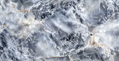 Obraz premium A closeup of gray marble with intricate veining, showcasing the natural beauty and depth in texture in the style of nature