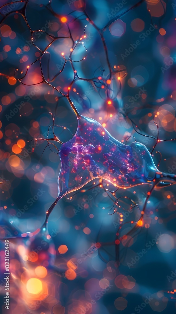 Poster quantum foam visualizations subatomic particle movements in vivid abstract patterns and energetic co
